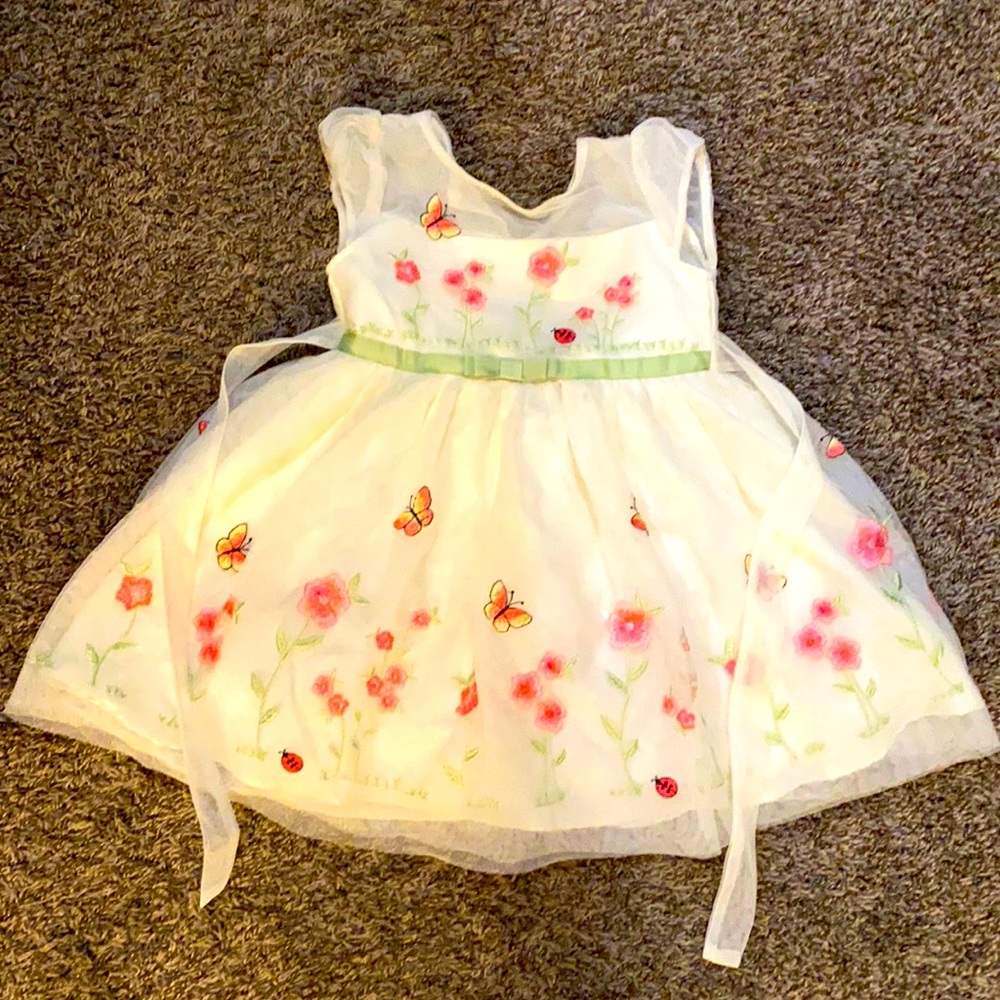 Cream color spring Easter dress nothing wrong